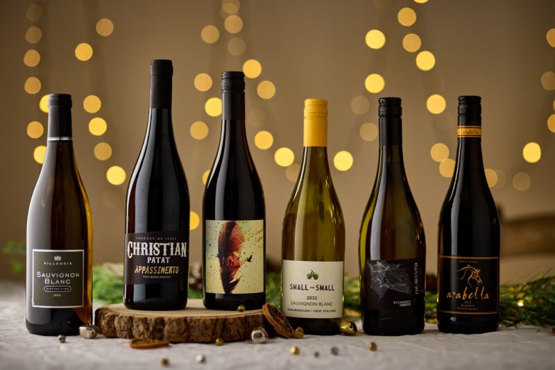 wine bottles