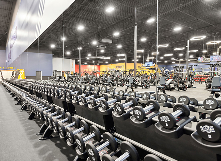 weights at gym