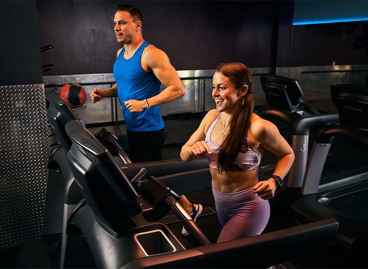 people on a treadmill