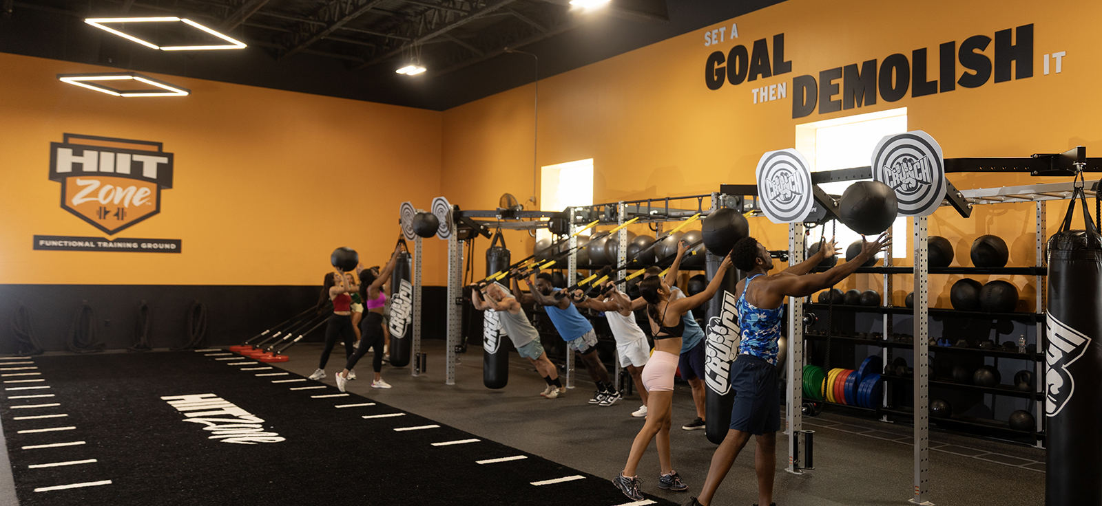 photo of inside crunch club